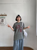 Hyobbit Printing Over Short Sleeve Tee