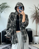 Ronin Vintage Hooded Checkered Shirt