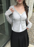 Namo V-neck Loose Fit Daily Cardigan