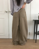 Tileen wide cotton pants