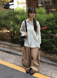 [unisex] Habinji Balloon String Cotton Banding Pants