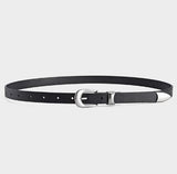 Western One-Line Leather Belt