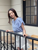 Cordeli Two Button Pin Tuck Banding Shorts