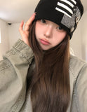 Mix Patch Button Beanie