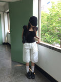 Putz Pocket Cargo Pintuck Bermuda Pants