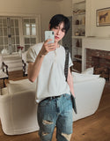 Modern Waffle Henry Short Sleeve T-shirt