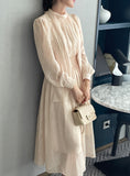 Etpee Chiffon Shirred Tie One Piece