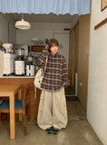 Common Pintuck Cotton Cargo Wide Pants