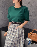 [Scarf set] Bersi Basic Half Knit