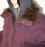 (Lining Dumble) SHEARLING NECK FUZZY JUMPER
