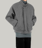 High-neck warmer jacket