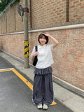 Peng Summer Seersucker Stripe Short Sleeve Shirt