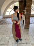 Loini Ribbed Layered Sleeveless
