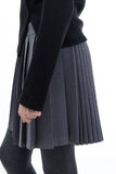 Shake Wrap Pleated Short Skirt