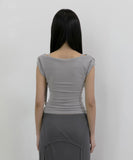 Layered Bustier T-Shirt