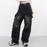 Ibian pocket strap pants