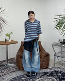 Rivaz Dart Balloon Denim Pants
