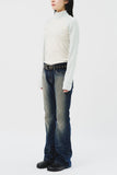 (W) Wave Bootscut Denim