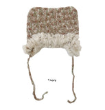 KITTY STRAP KNIT BEANIE