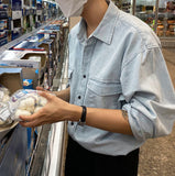 Light blue shirt