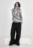 Band-layered low denim pants