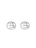 silver925 Signity symbol earrings