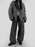 Sharp mohair Blouson