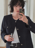 Soroy Round Tweed Jacket