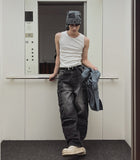 Mount multi cargo denim pants