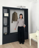 Sotten Mini Dot Polka Dot Frill Collar T-Shirt