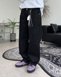 Cade semi-wide denim pants