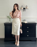 Keron Twist Puff Blouse