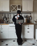 Winter Velvet Flare Pants