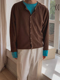 Leaf Crop Knit Cardigan