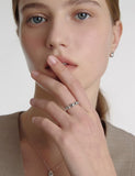 Ice Cushion Silver (W) Ring L