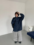 [unisex] Wenki Pocket Washing Denim Over Shirt