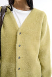 Berry mohair button up cardigan