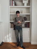 Nudie Washing Flare Denim Pants