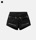 X Eyelet Shorts