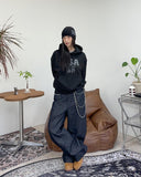 Dibene USA Crop Hoodie