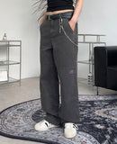 LaPette American Flag Patch Cotton Pants