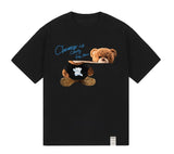 【IMAGINARY X GRAVER】Cut Head Bear Short Sleeve Tee