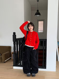 [unisex] Heromi Heart Balloon Wide Denim Pants