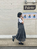 Gaven Check Ribbon Long Tiered One Piece