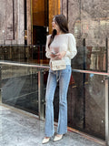 Apieu Smoke Puff Tassel Blouse