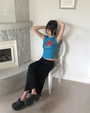 [Adjustable Strap] Genshi Frill Span Strap Long Skirt