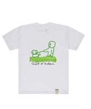 [APRIL] Drawing Green Puppy Work Short Sleeve Tee