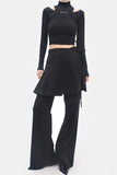 Nepia Layered String Skirt + Slacks Pants Set