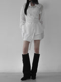 UND NYLON CARGO WRAP SKIRT