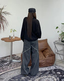 Parento cut-off knit cardigan
